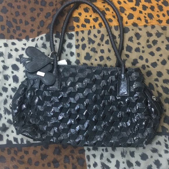 TOSCA BLU Handbags - TOSCA BLU  Suede & Snakeskin Bag
